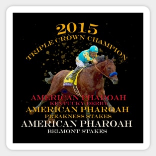 2015 Triple Crown Champion American Pharoah design Sticker